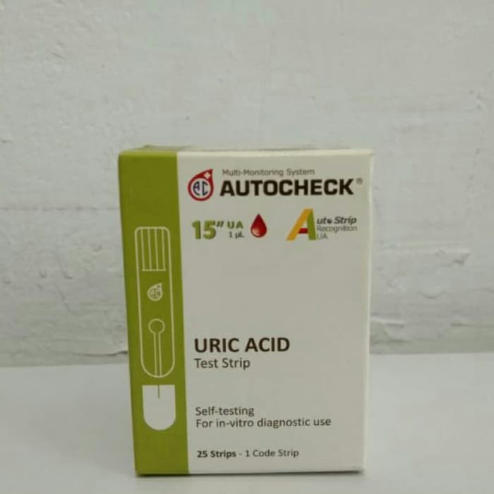 Autocheck Strip Uric Acid  Stip Cek Asam Urat