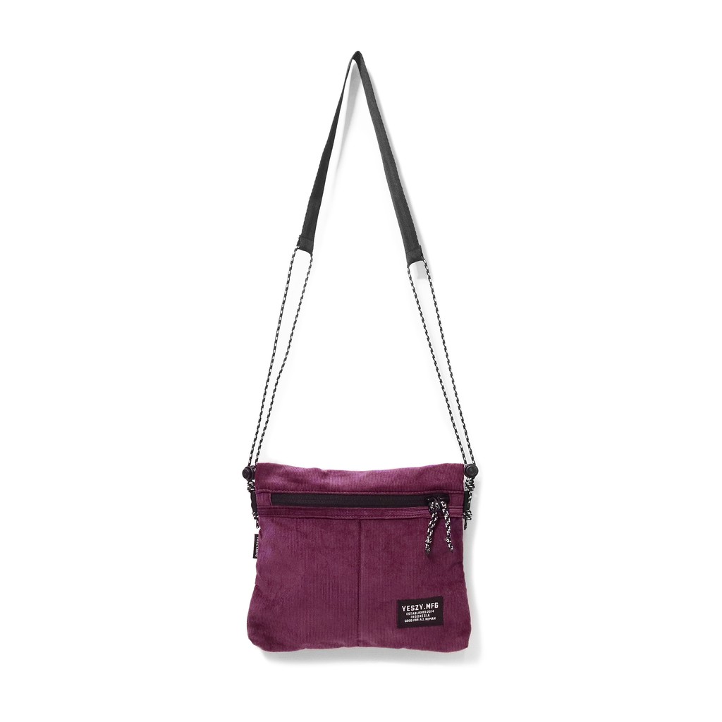 YESZY.MFG - Union Corduroy Maroon Sling Bag