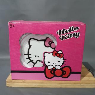 Peralatan Makan Keramik  Anak 3pcs Set Hello  Kitty  Pink 