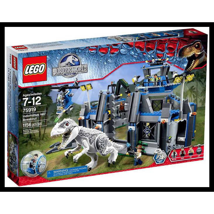 Lego Jurassic World Indominus Rex Breakout Ori Shopee Indonesia