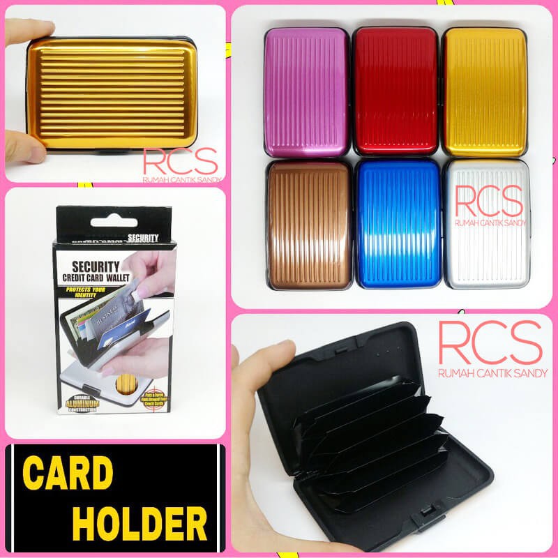 [COD] Dompet Penyimpanan Pelindung Kartu Anti Air &amp; Cocok untuk Segala Jenis Card - Wallet Organizer