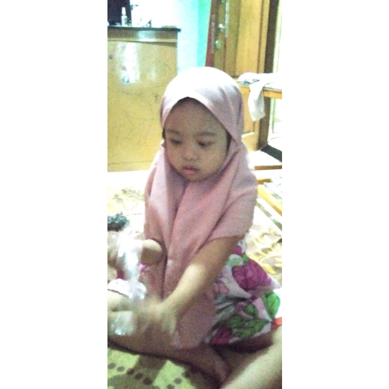 Bergo Anak Maryam Diamond Jilbab Anak Instan Kerudung Bergo size M/Jilbab instant mariyam anak