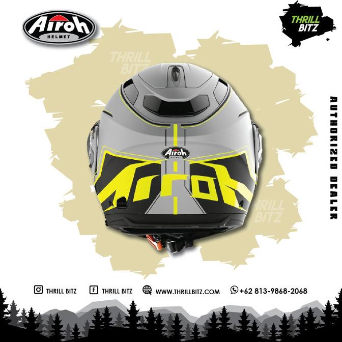 Airoh Phantom S Helmet - Beat Yellow Matt Size XL thri11 Ayo Beli