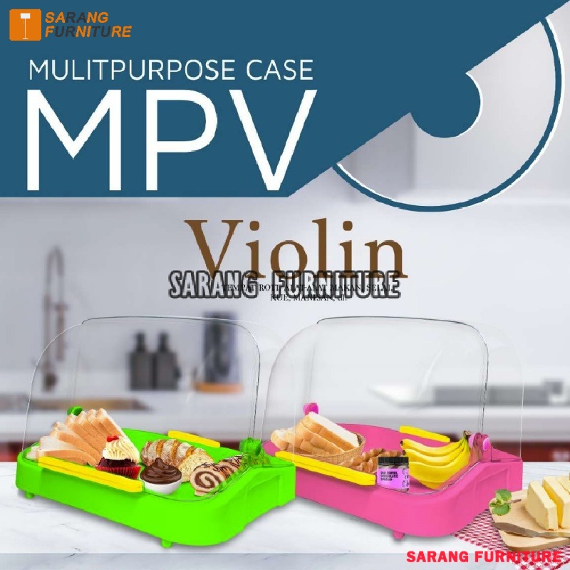 Tempat Roti Kue Plastik Besar Violin - TABITHA Violin MULTIPURPOSE CASE - TABITHA MURAH