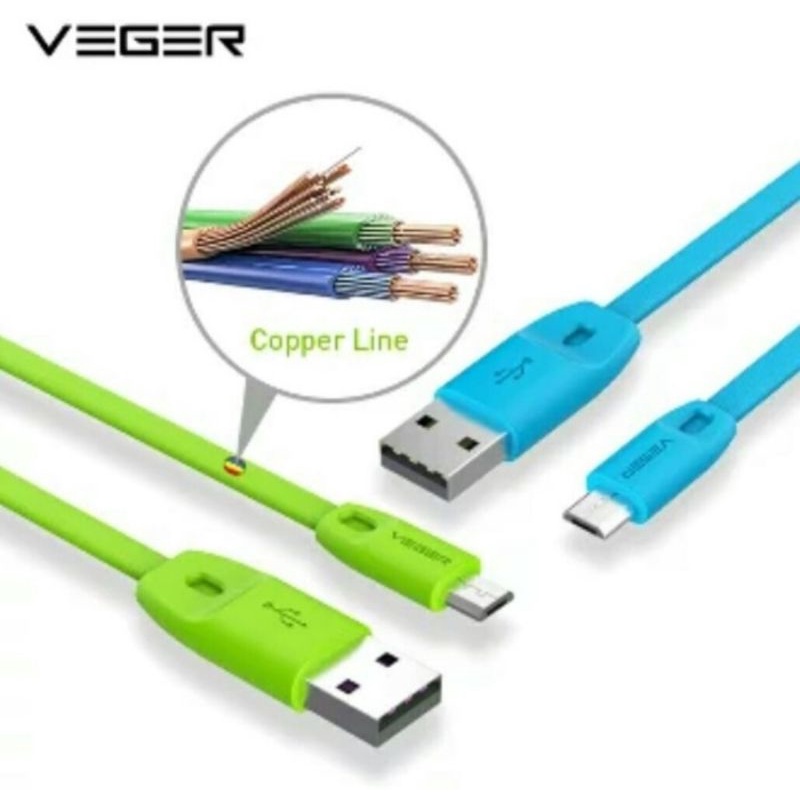 KABEL DATA MICRO USB VEGER VC-100 2.1A