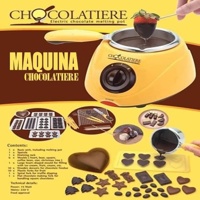 

PELELEH PENCAIR COKLAT-MAQUINA CHOCOLATIERE â€“ CHOCOLATE MELTING POT SELLER.