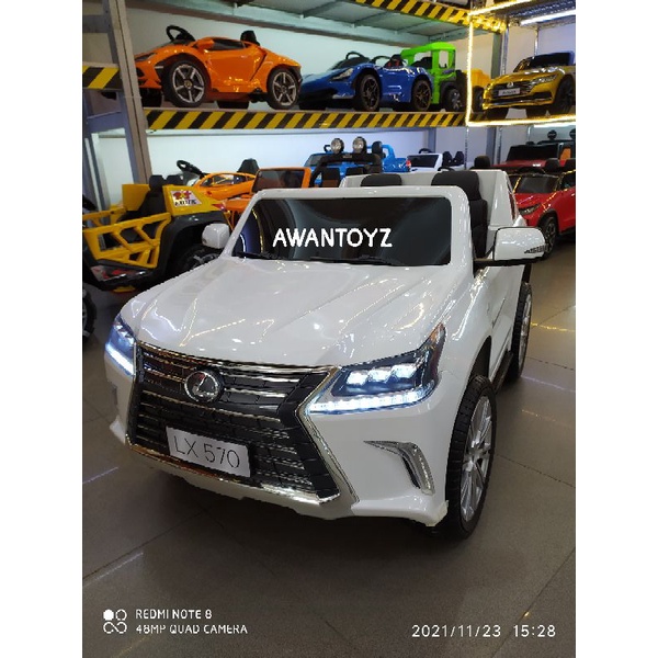 Mobil Aki Anak Lexus LX570 White