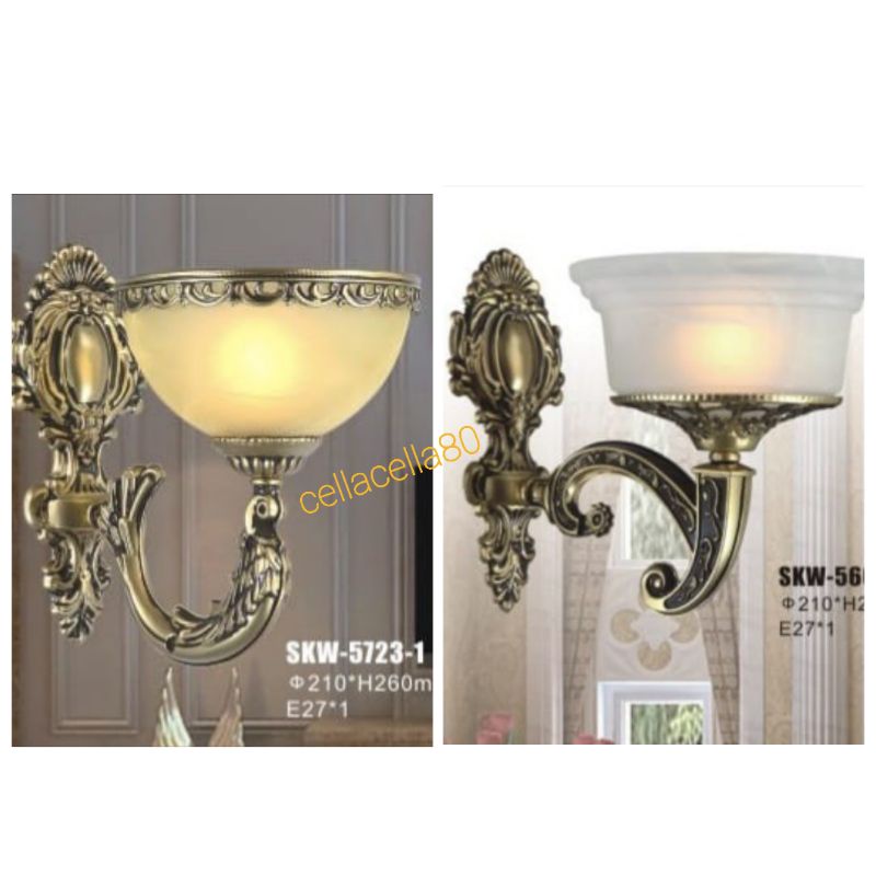 Lampu Dinding Klasik 2 Model