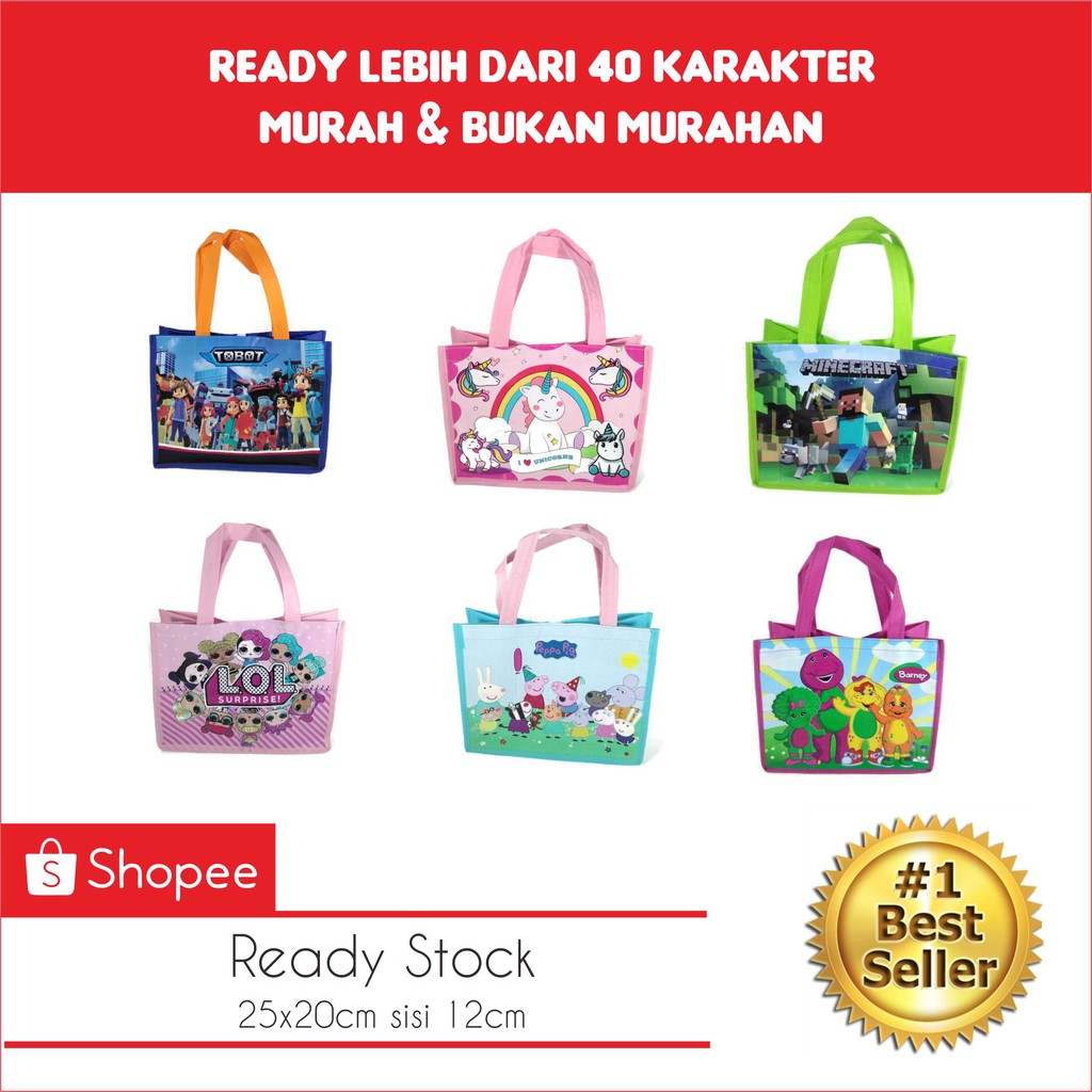 Tas Ultah Murah  Ready Stock Free Ongkir Termurah Tas Souvenir Ulang Tahun Terlaris