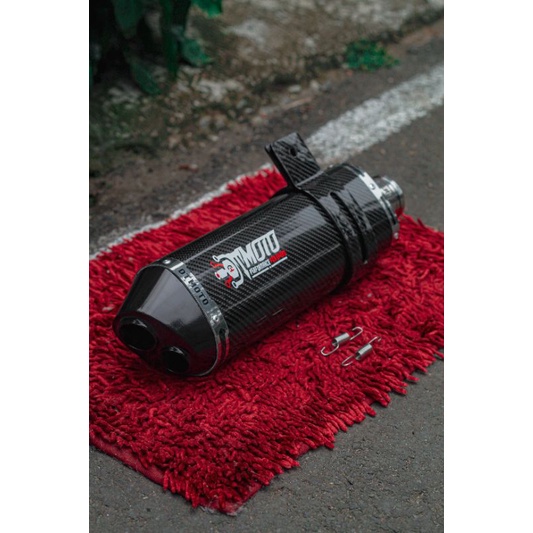 Silencer knalpot Dtmoto carbon