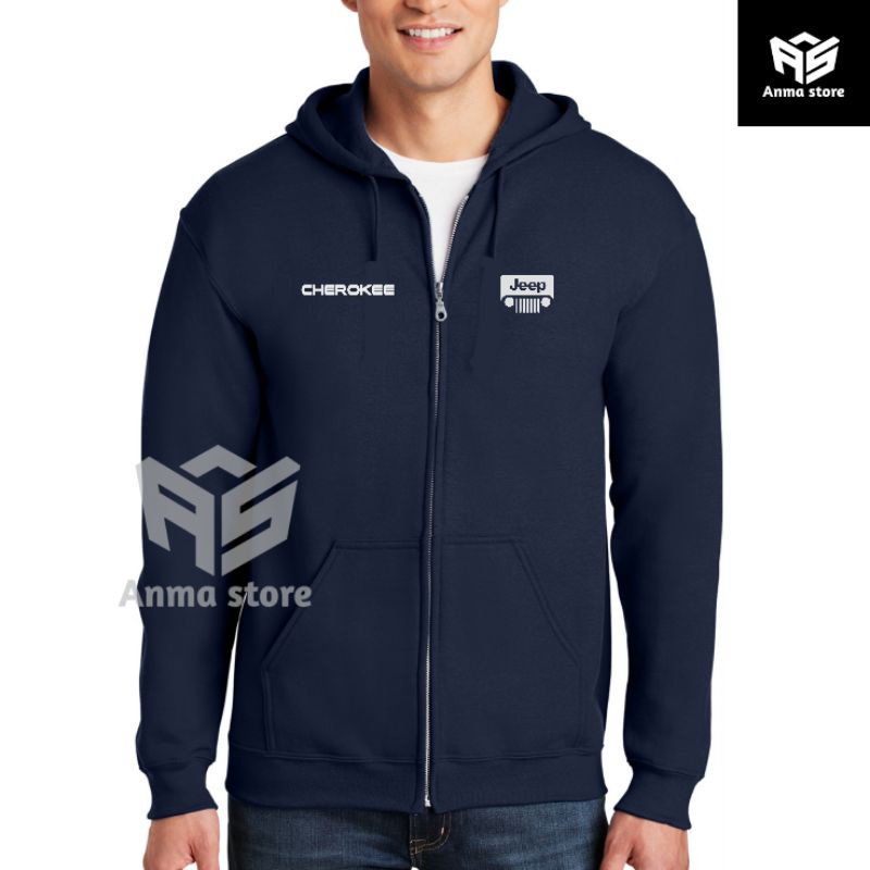 Hoodie Zipper Sweater Jeep Cherokee