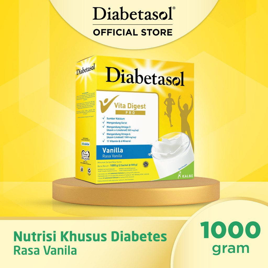 

Diabetasol Vanilla&Coklat 1KG