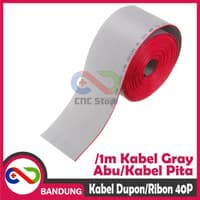 KABEL GRAY ABU 1M FLAT PITA RIBON DUPONT IDC 40P 40 PIN IDC ASP ISP