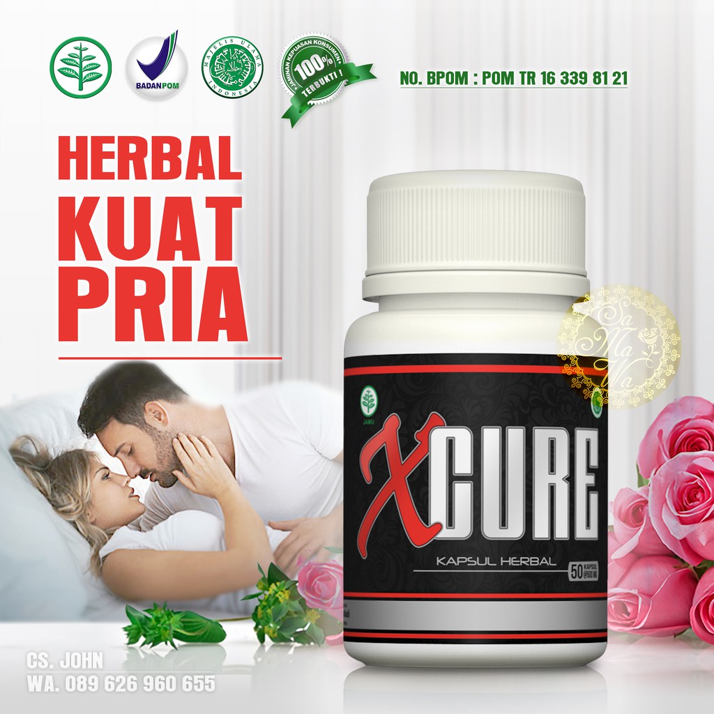 Xcure Obat Penambah Stamina Tahan Lama Pria Penderita Diabetes Kencing Manis Herbal BPOM Original