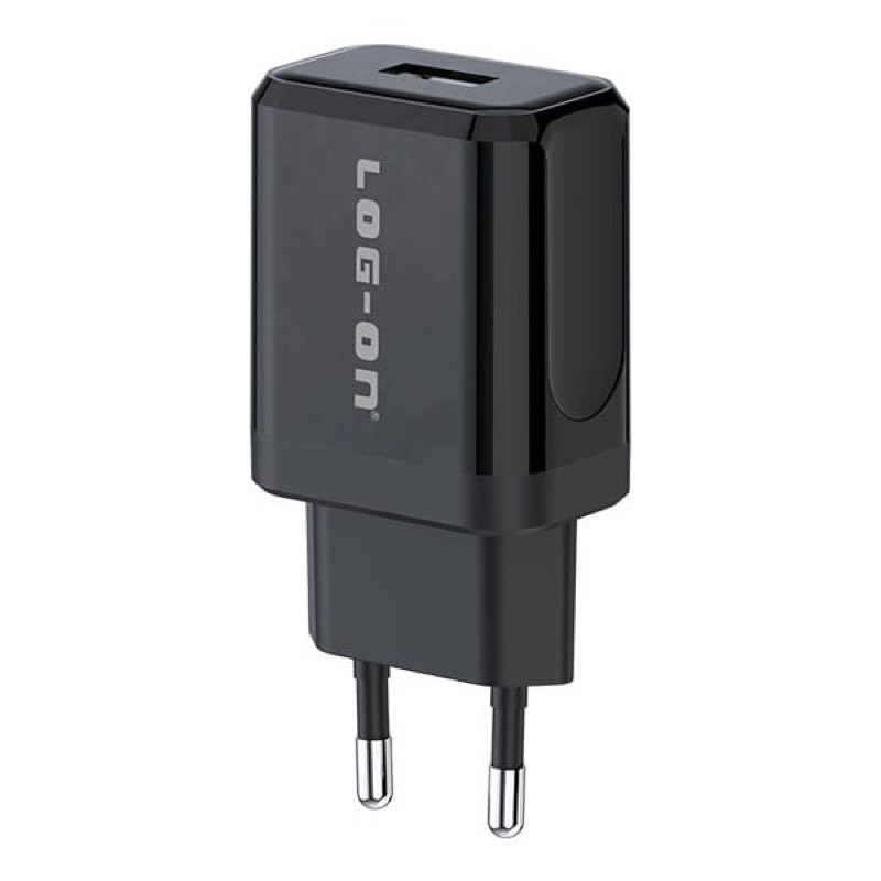 ADAPTOR CHARGER - BATOK CHARGER LOG ON 1USB 2,4a LO-C27 AUTO ID 12W-HITAM