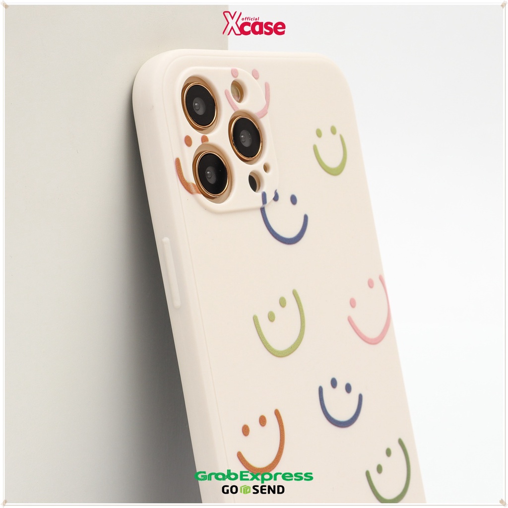 Smile Lens Cover Soft Case for iPhone 6 7 8 6+ 7+ 8+ SE 11 12 Mini Pro Max