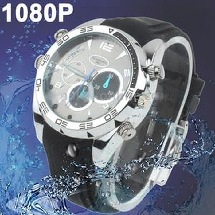 HOT SALE Jam tangan kamera infrared Anti Air - Watch camera HD 1080P IR- SPYCAM TERLARIS
