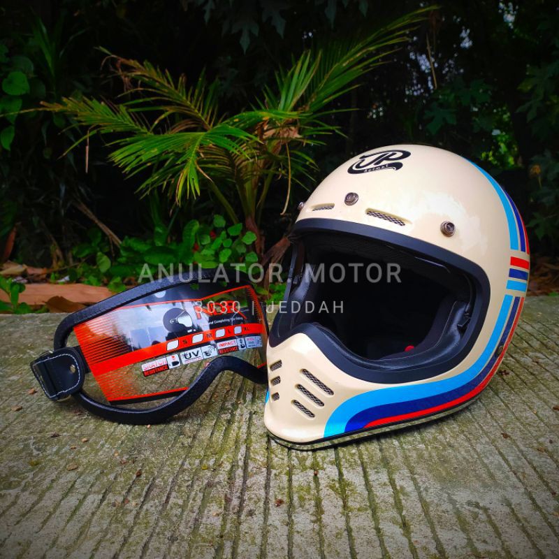 Helm Jp signature double visor jpx jpn