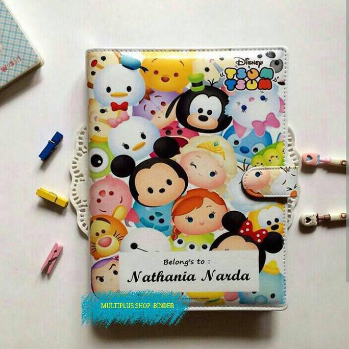 

✨ BISA COD ✨ BINDER TSUM TSUM CUSTOM 26 RING PROMO Kode 636