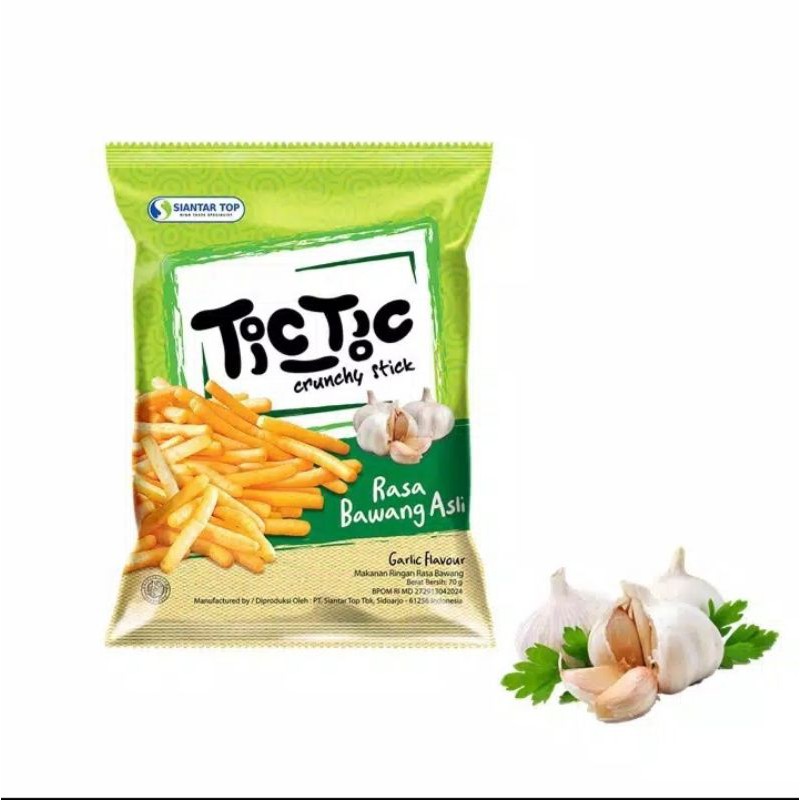 

Snack Tic Tic Rasa Bawang Asli 70gr