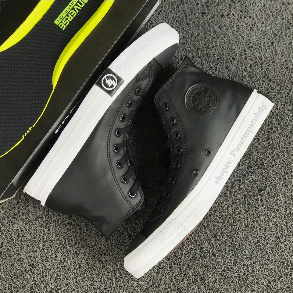 Sepatu Converse Undefeated High Piu Black