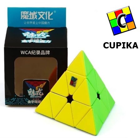 Rubik Pyraminx MoYu Meilong Pyraminx MFJS Stickerless Original Piramid