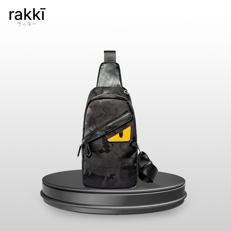 Tas Kulit Fashion Selempang Pria Fendi Premium