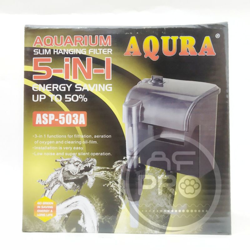 Pompa aquarium slim hanging filter AQURA ASP 503A