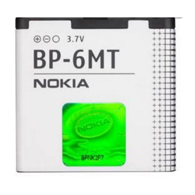 Baterai Battery NOKIA ORIGINAL BP-6MT 1050 mAh 3.7V. For Nokia N81/N82/E5/6350/& 6720