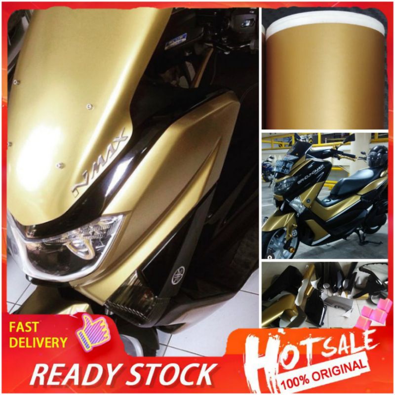 Stiker Scotlet Skotlet Doff Gold Stiker Skotlet Motor Warna Emas