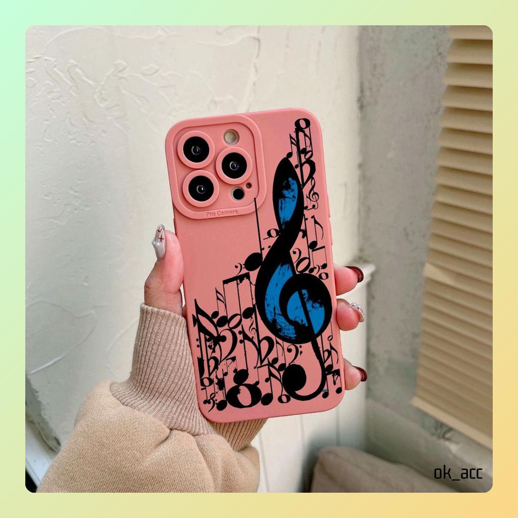 JUAL Softcase Motif Musik Lagu CC01 casing for Vivo T1 S1 V23e V25 V25e Pro Y02 Y12 Y15 Y17 Y15s Y16 Y12s Y20 Y20i Y30 Y50 Y21 Y21s Y33s Y22 Y22s Y35 Y75 2022 Y76 Y76s Y91 Y93 Y91c Y95 Z1 5G