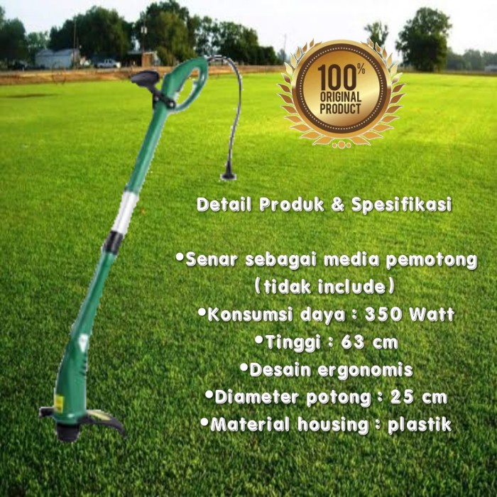 Mesin potong rumput krisbow senar