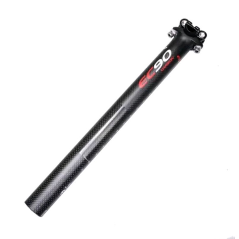 EC90 Seatpost Carbon Size 27.2mm Panjang 350mm Seatpost Carbon Sepeda EC90