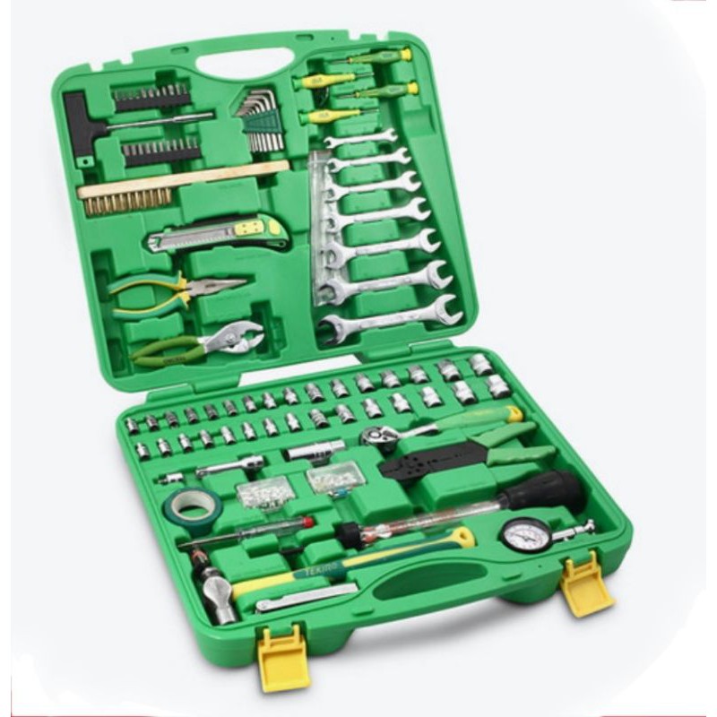 Tekiro Mekanik Tools 130 pcs Mechanic Tools Box Set Mekanik Kunci Set Alat Perkakas