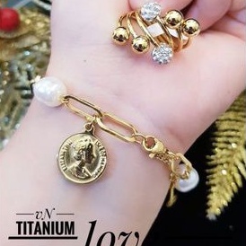 TiTanium set gelang cincin W03