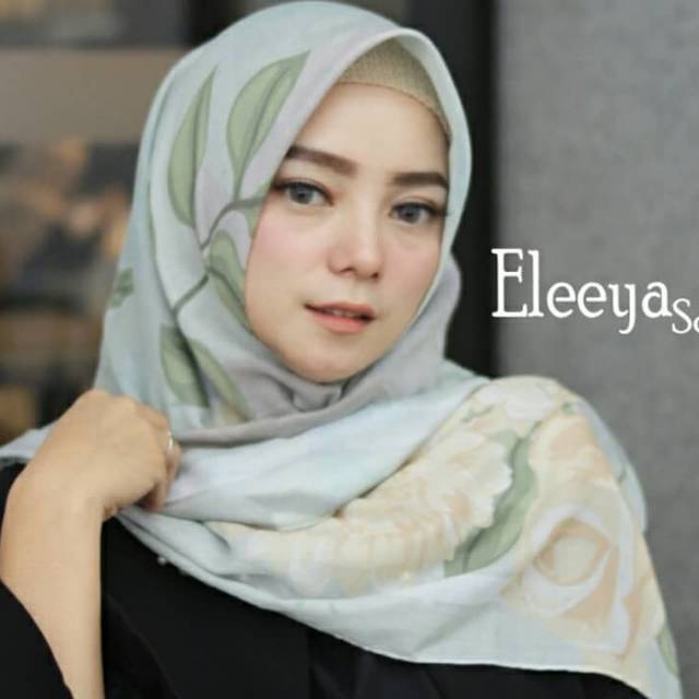 HIJAB SEGIEMPAT MOTIF ELY 52 II Eleeya Scarf