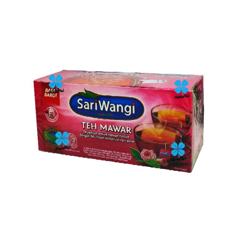 

Sariwangi Teh Mawar isi 25pcs - 1 Box 45gr