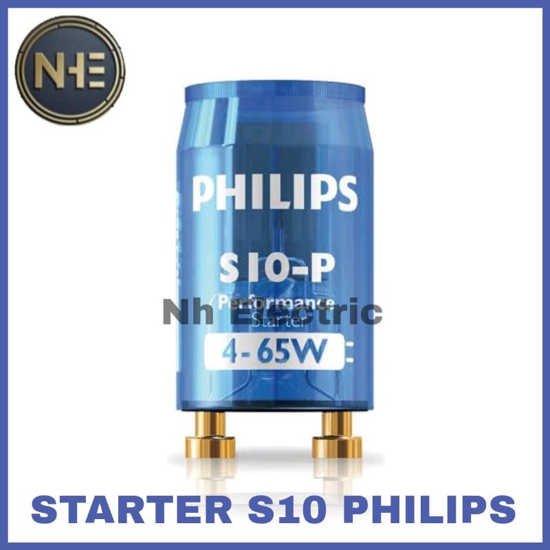 Starter Lampu Philips TL/Neon S10-P - Starter - Starter S.10 Philips - Starter Neon 4-65W Watt S10P S 10