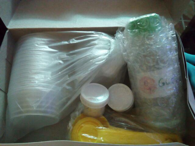 Sendok Takar Kuning 1 Set Plastik - Sendok Ukur Bahan Kue, Obat, Slime