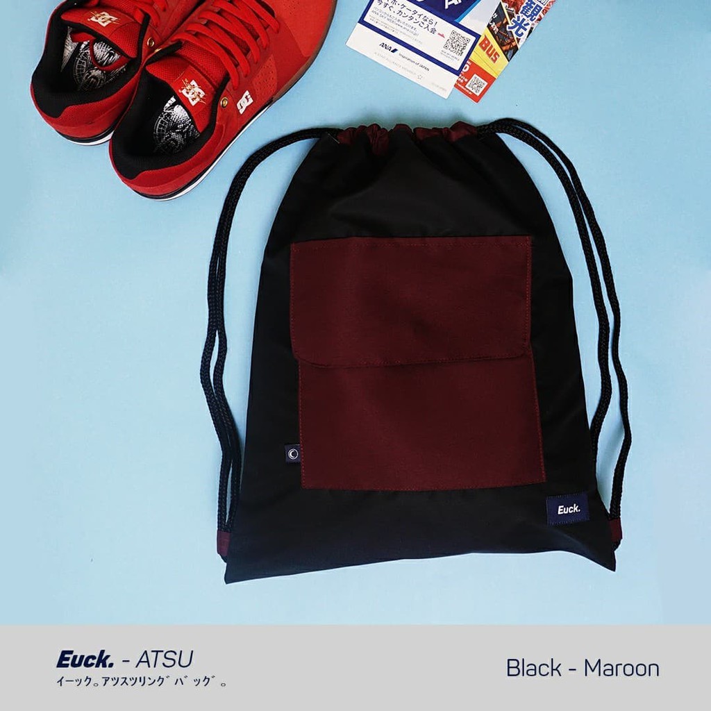 tas serut motif polkadot