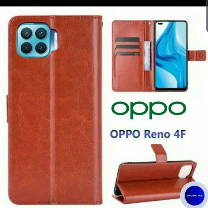 OPPO RENO 5F RENO 4F/RENO 4/RENO 4 PRO/RENO 3/RENO 3 PRO CASE FLIP LEATHER COVER BOOK STANDING