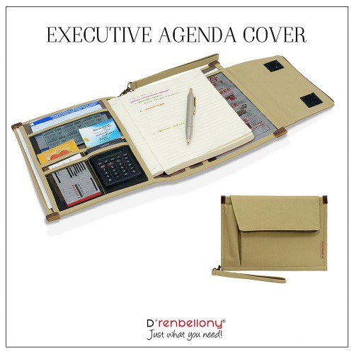 

EXECUTIVE AGENDA COVER WARNA KHAKI - EAC D'RENBELLONY / COVER BUKU AGENDA