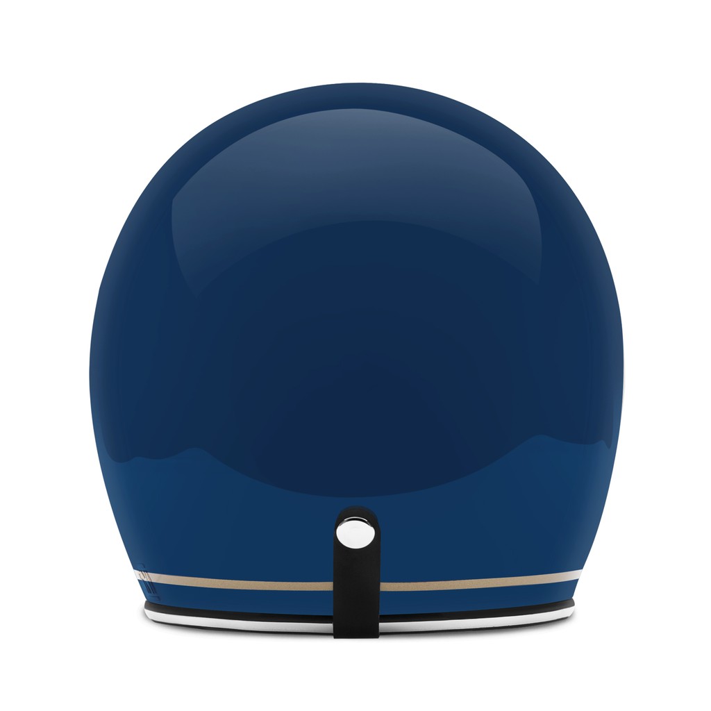 HELM RETRO ZULU AZURA BLUE GOLD CHROME