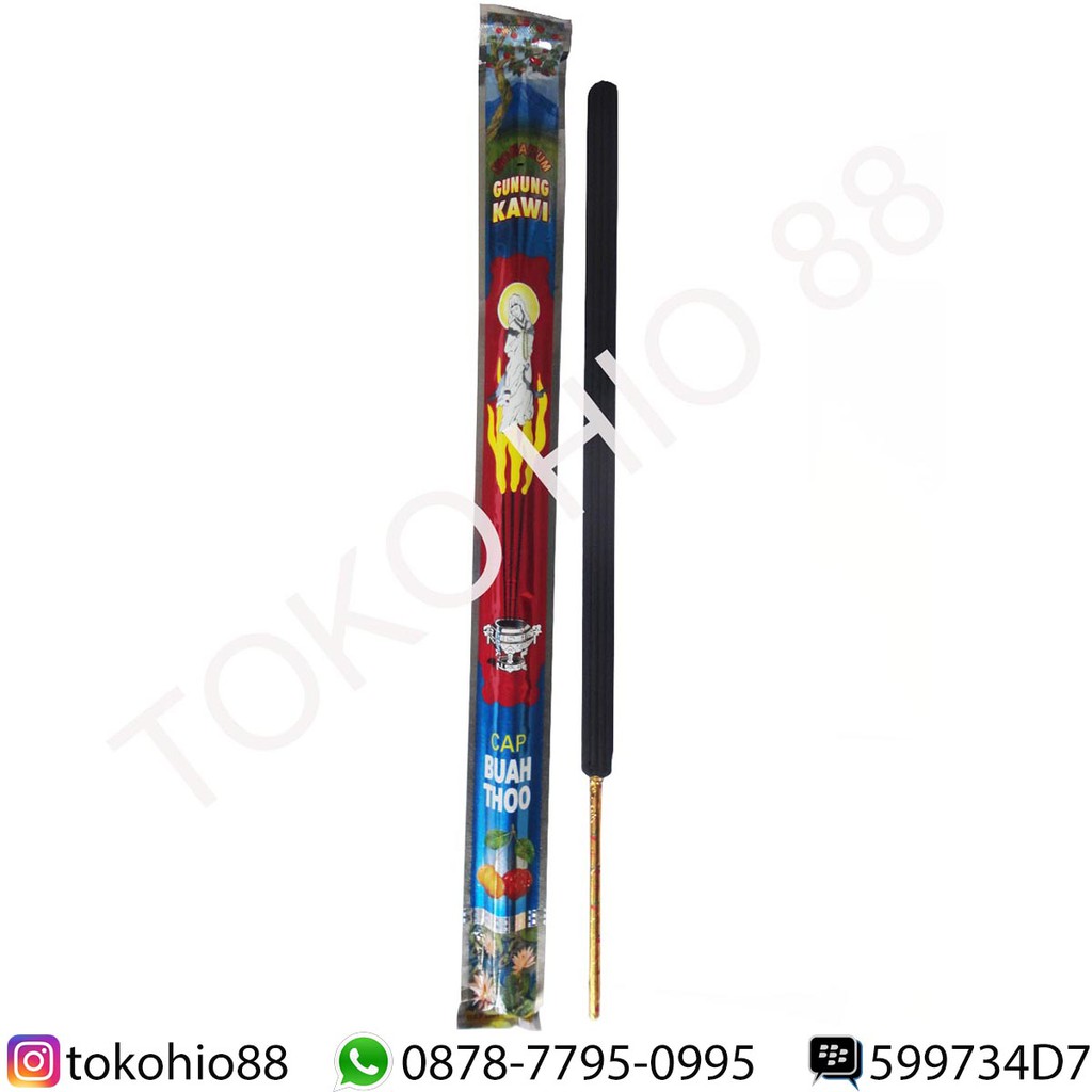 Hio / Dupa Wangi / Incense Stick Gunung Kawi Cap Buah Thoo Isi 1 Batang