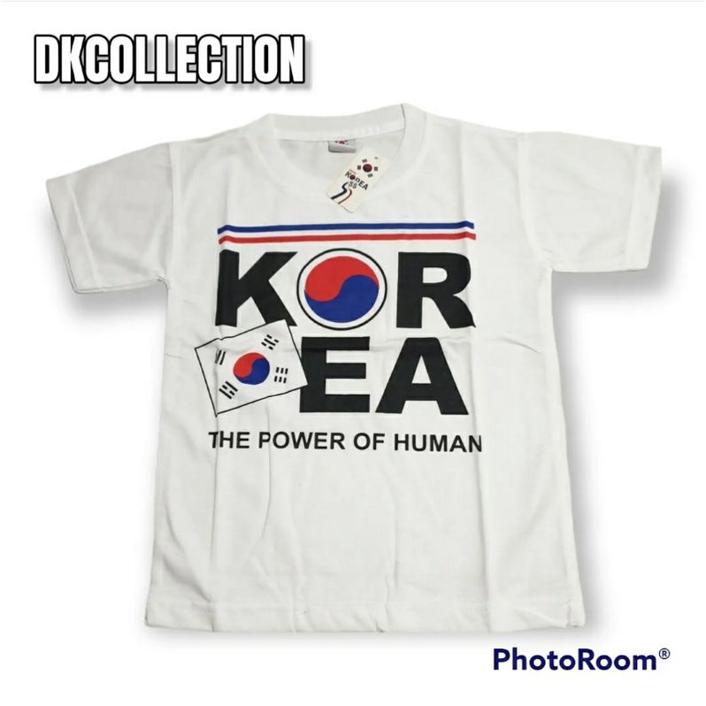 kaos korea anak baju anak korea souvenir kaos anak korea