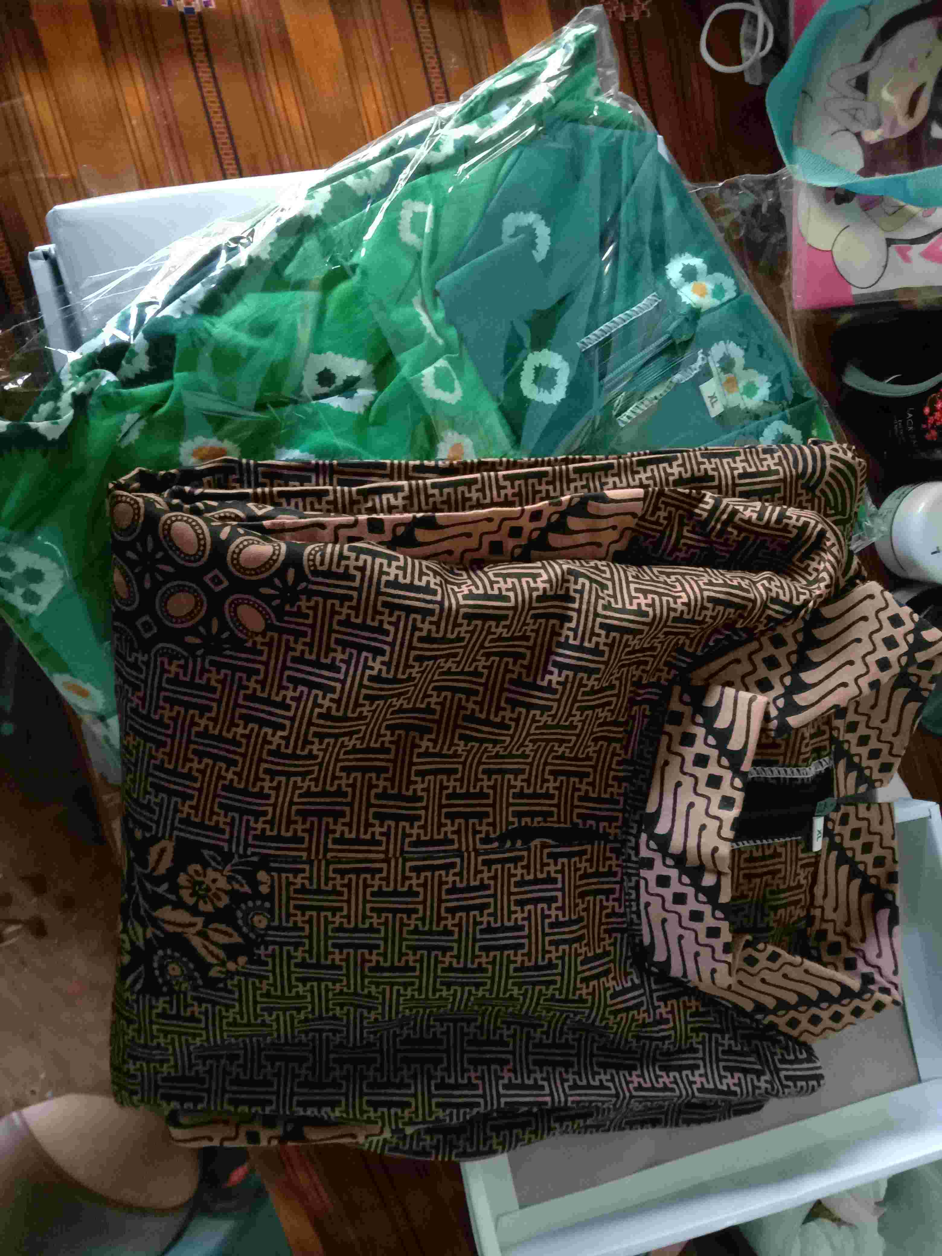 Atasan Dress Batik Wanita Sogan Seno Dsc04946