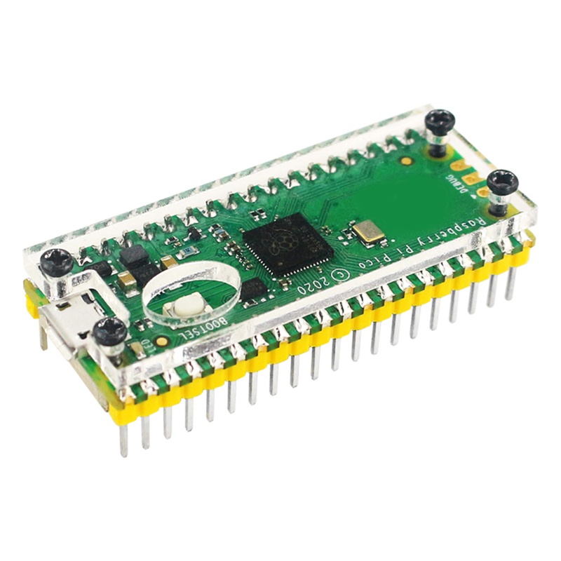 Btsg Pelindung Transparan Akrilik Portabel Untuk Shell Untuk Case Untuk Raspberry Pi Pico Board Microcontroller Board