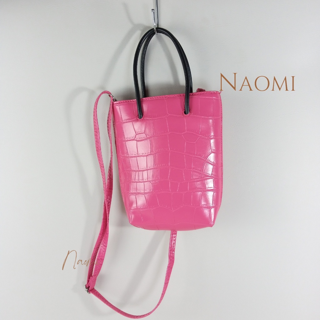 NAOMI - Grace Sling Bag Import - Handbag Tas Wanita Kulit Sintetis - Tas Shoulder Bag - Tas Tenteng - Jinjing Fashion Wanita  - Tas Naomi - Naomi Bag