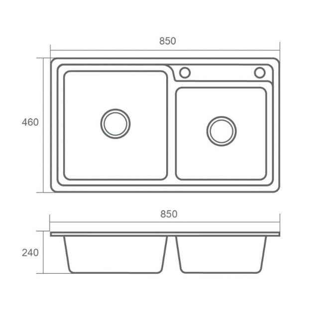 SINK BAK CUCI PIRING RENOVO 8546