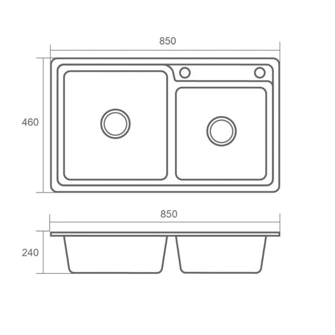 SINK BAK CUCI PIRING RENOVO 8546